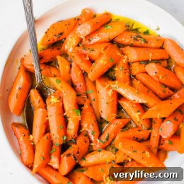 Honey-Glazed Carrots Recipe with Butter and Herbs 11 Honey Butter Glazed Carrots