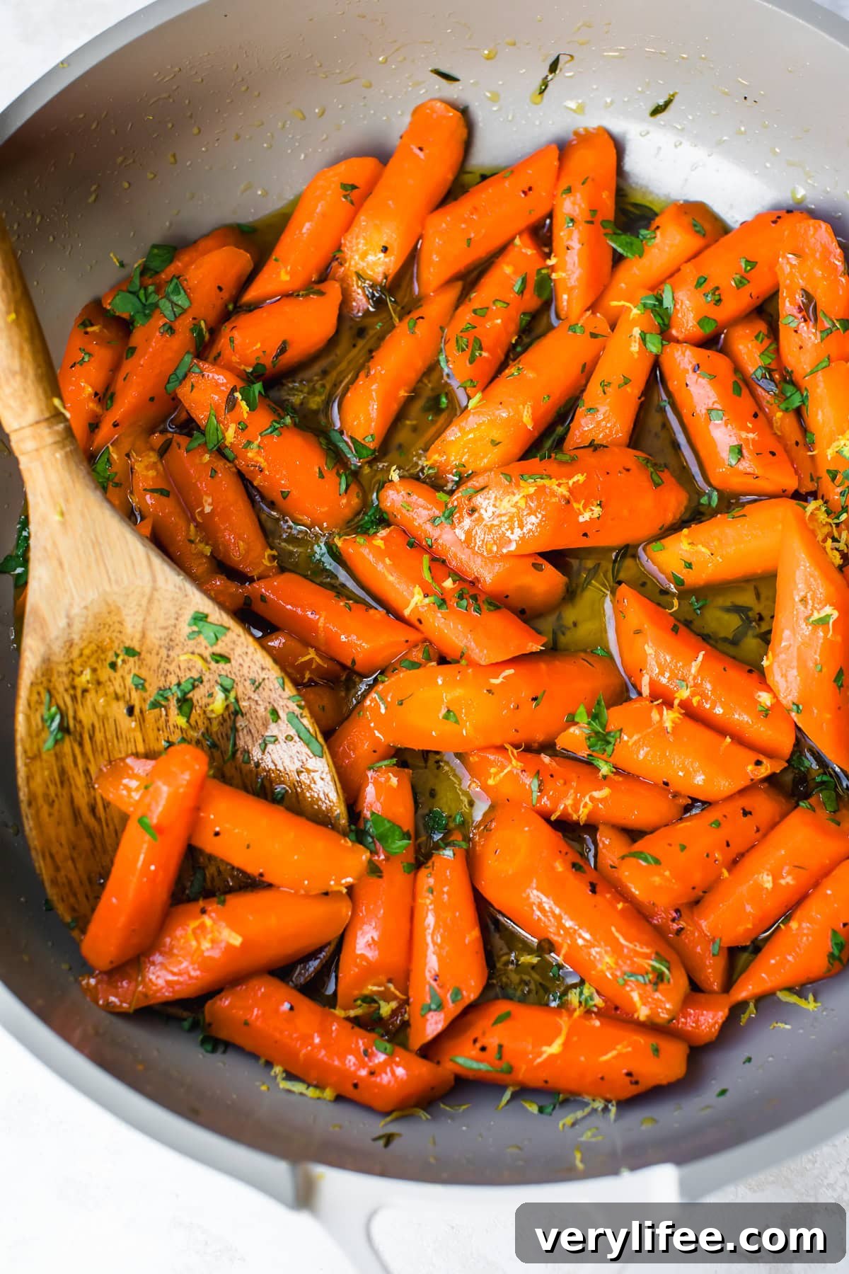 Honey-Glazed Carrots Recipe with Butter and Herbs 9 Honey Butter Glazed Carrots