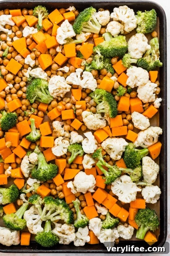 Sheet Pan Meatballs with Chickpeas, Cauliflower and Butternut 7 Sheet Pan Meatballs with Chickpeas Cauliflower and Butternut