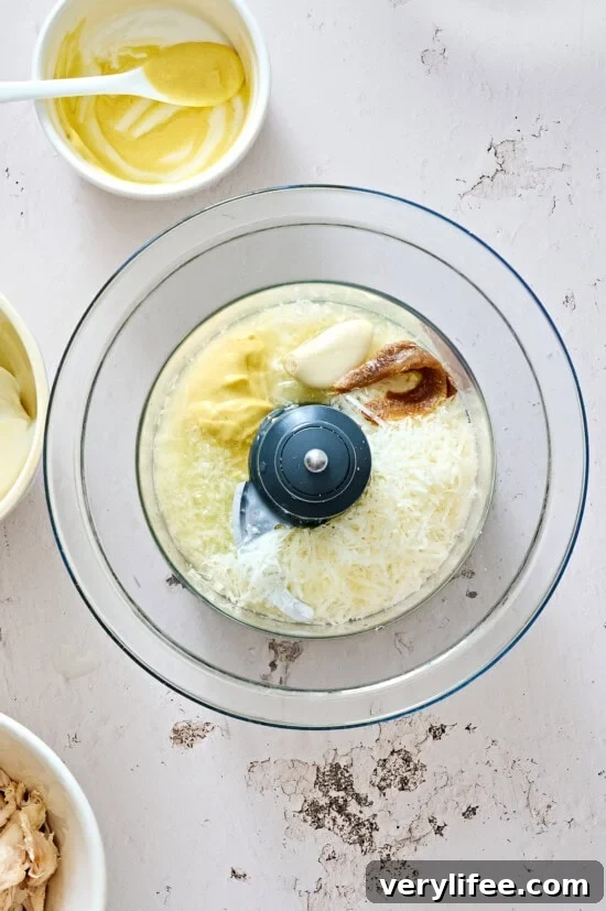 Green Goddess Dressing in food processor