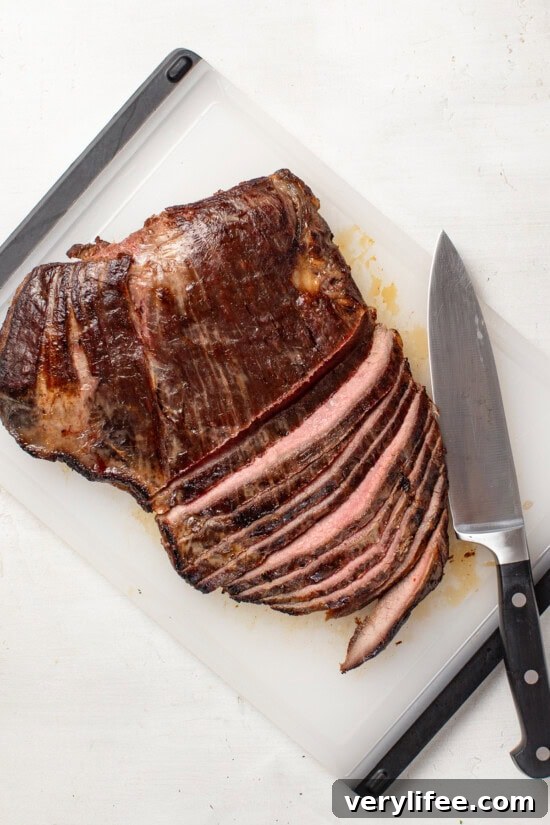 Slice the steak
