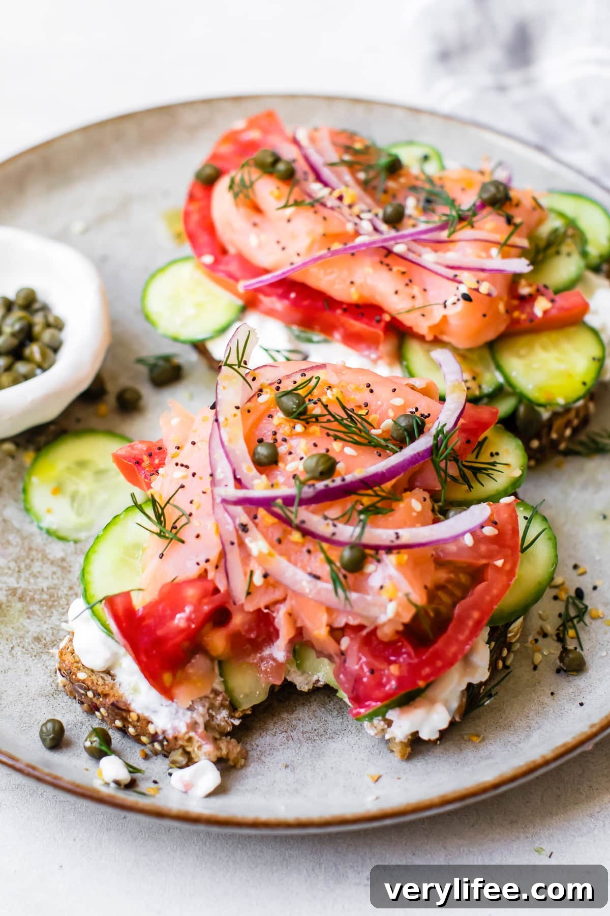 High-Protein Smoked Salmon Toast Recipe 2 High Protein Lox on Toast