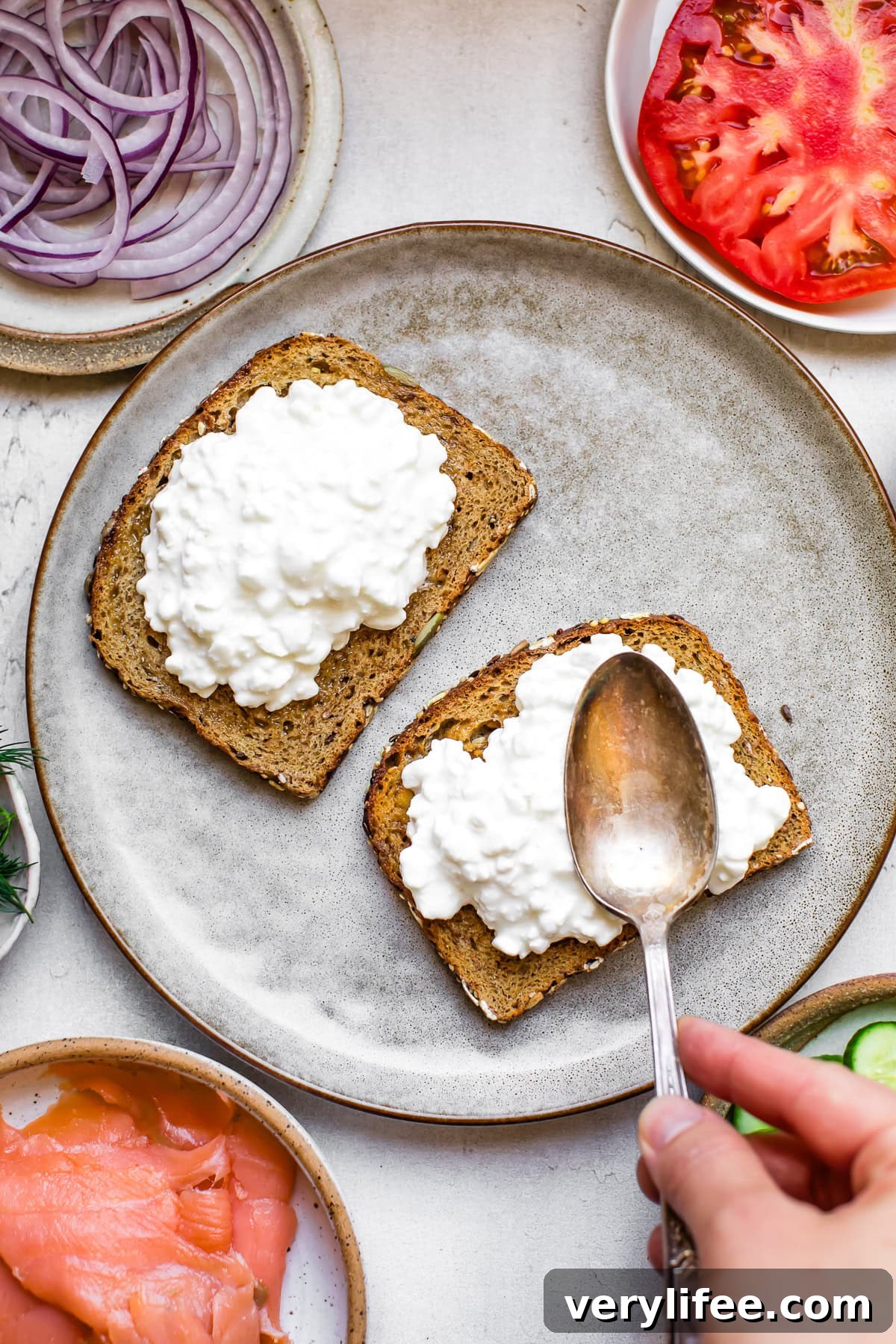 High-Protein Smoked Salmon Toast Recipe 6 Cottage Cheese on Toast