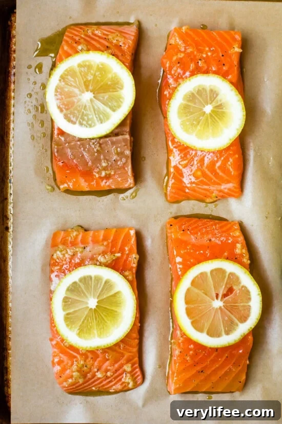 Smashed Salmon and Broccoli Rice Bowl Recipe 8 salmon fillet with lemon slices