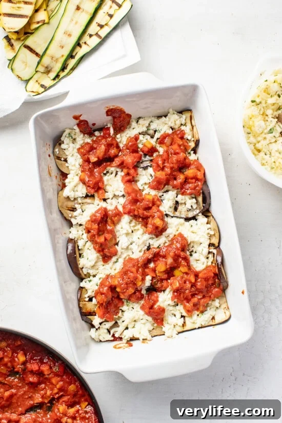 eggplant layer