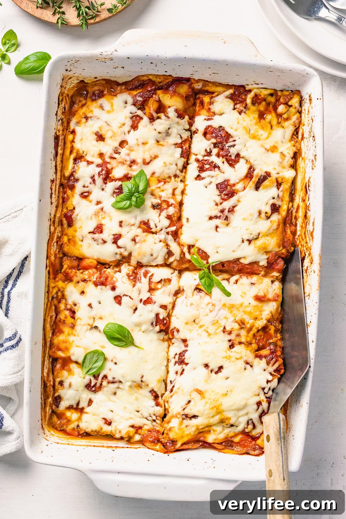 Noodle-Less Ratatouille Lasagna