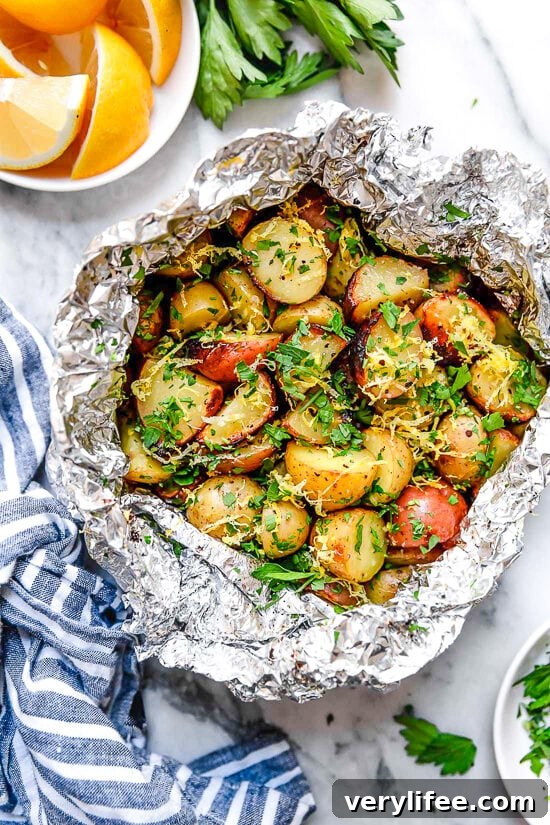 14 Flavor-Packed Foil Packet Recipes for Camping and Grilling 12 Lemon-Parsley Foil Packet Potatoes