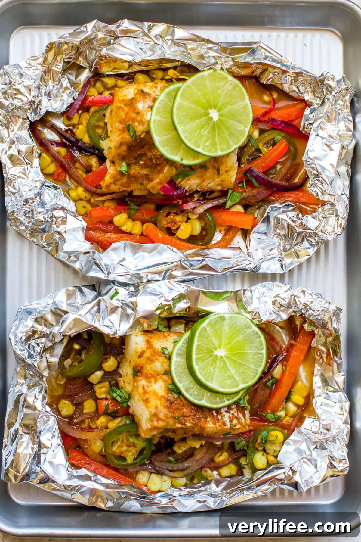 Foil Packet Fish Tacos