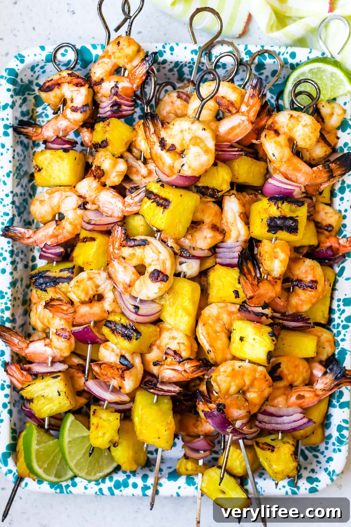Shrimp and Pineapple Skewers