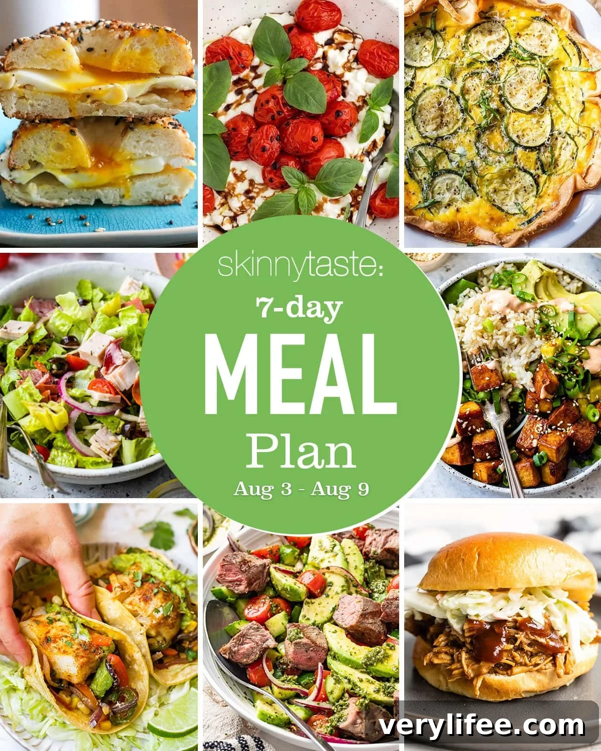 Free 7-Day Nutritious Meal Plan for August 3-9 2 Healthy meal plan overview