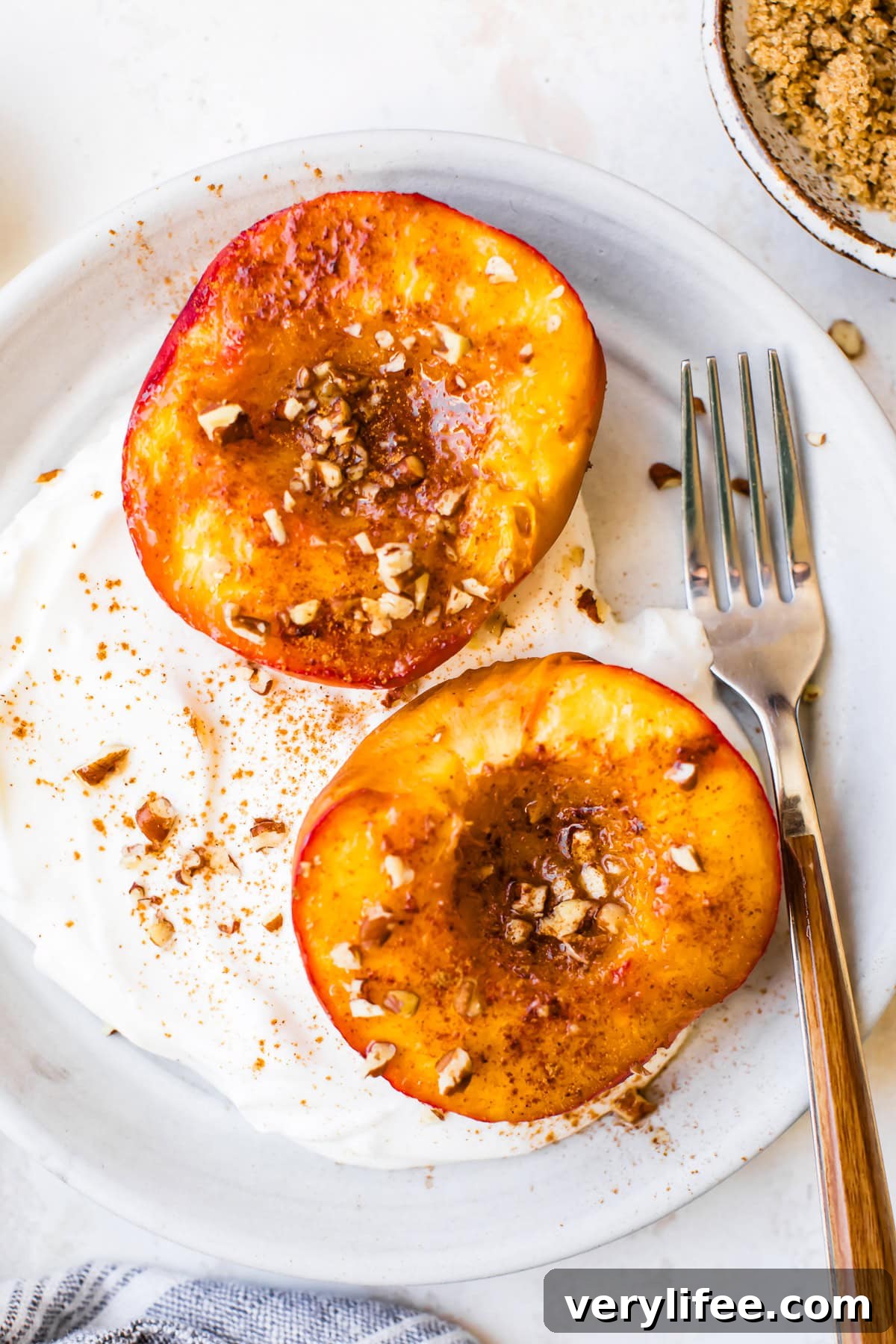 Air Fryer Peaches