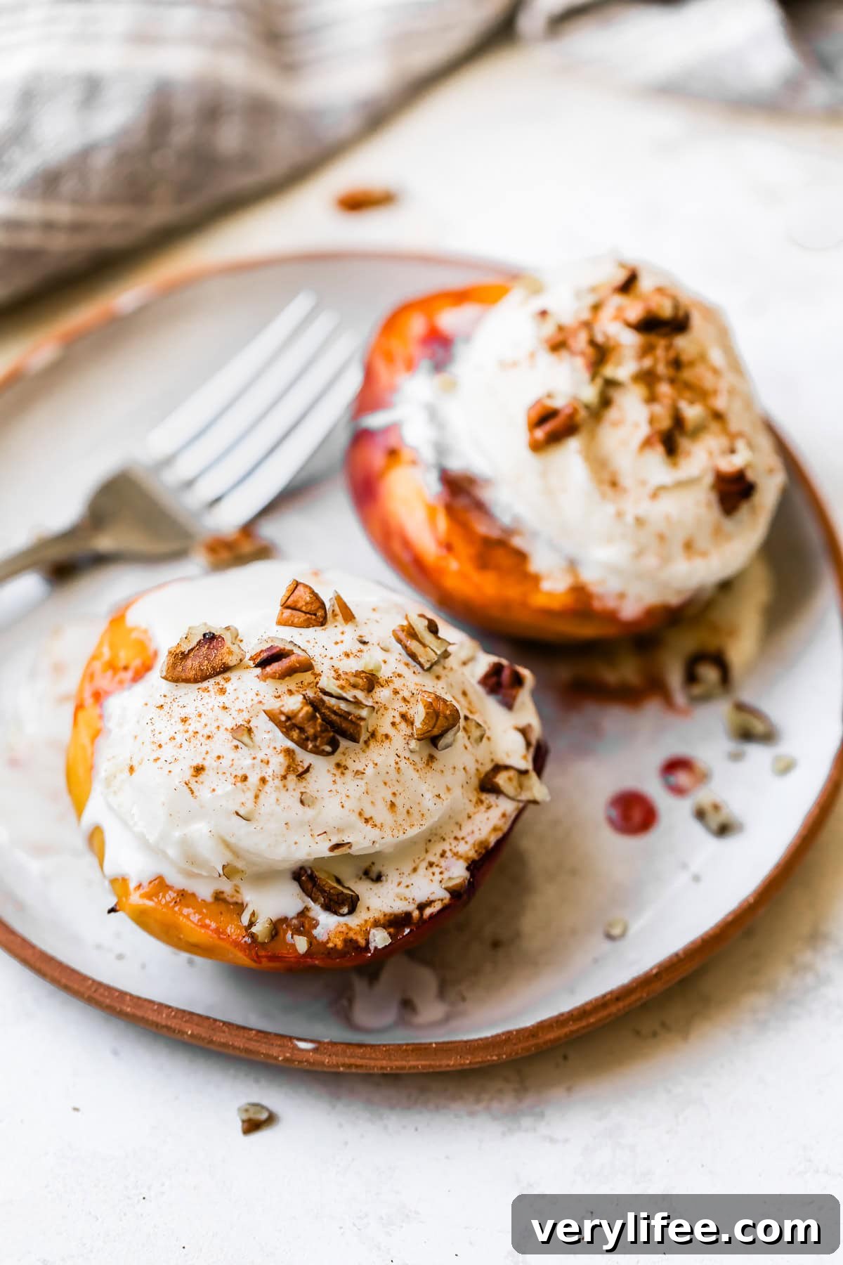 Air Fryer Peaches
