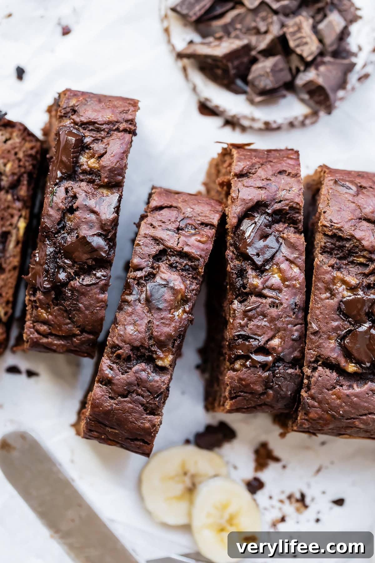 Decadent Chocolate Banana Bread Recipe 9 Chocolate Banana Bread