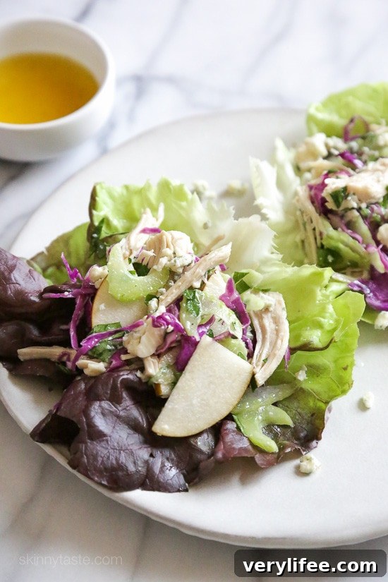 Updated Waldorf Salad Cups Updated Waldorf Salad Cups plated and ready to serve