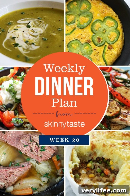 Skinnytaste Dinner Plan (Week 20)