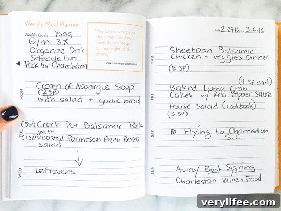 Meal planner image Meal planner notebook