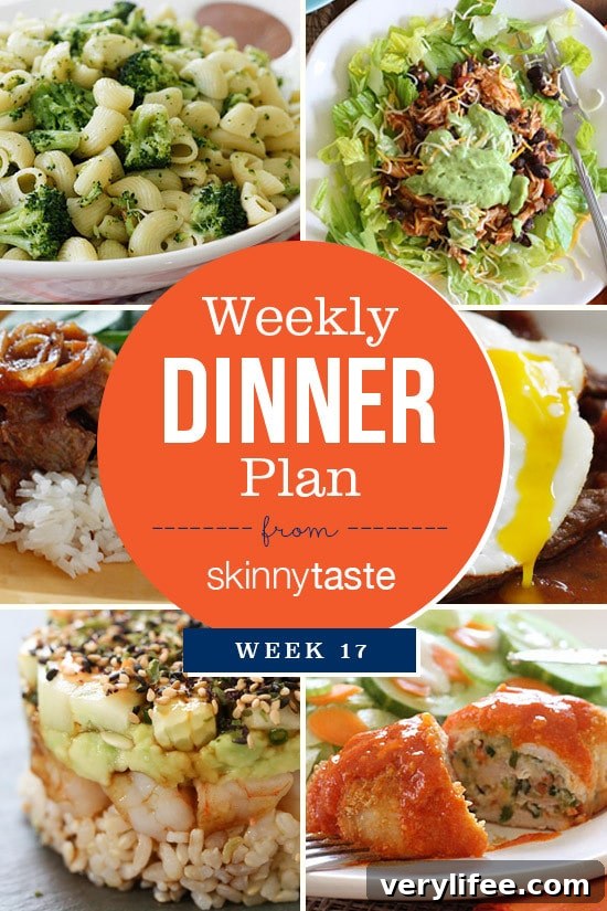 Skinnytaste Dinner Plan (Week 17)