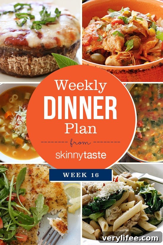 Skinnytaste Dinner Plan (Week 16)