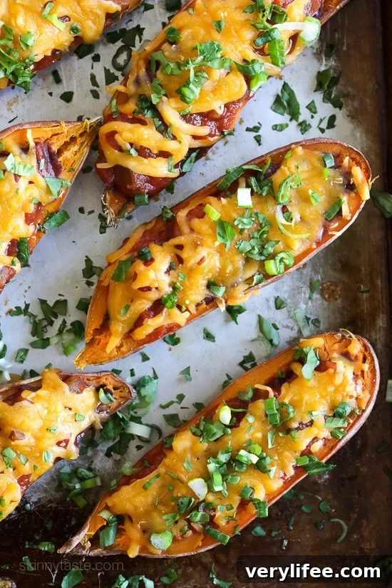 Baked Sweet Potato Skins