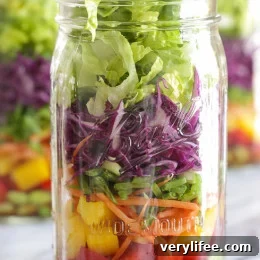 Asian Chopped Salad with Sesame Soy Vinaigrette (In a Jar) Asian Chopped Salad with Sesame Soy Vinaigrette (In a Jar) – perfect for lunch on the go! Weight Watchers Smart Points: 7 Calories: 231