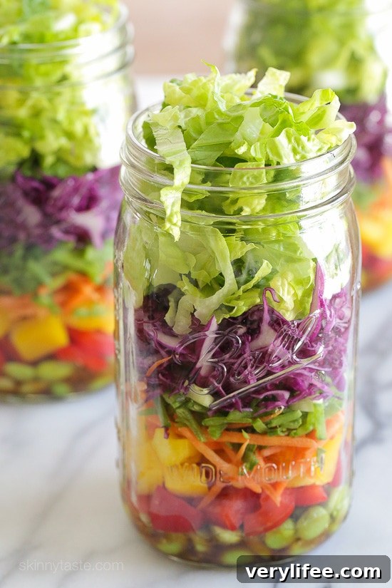 Asian Chopped Salad in a Jar with Sesame Soy Vinaigrette 2 Chopped Asian Salad in a Jar 11