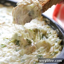Hot Chicken Philly Cheesesteak Dip - serving suggestion