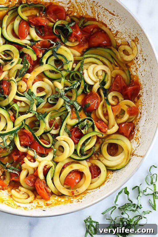 25 Most Popular Skinnytaste Recipes of 2015 13 Quick Spiralized Zucchini and Grape Tomatoes