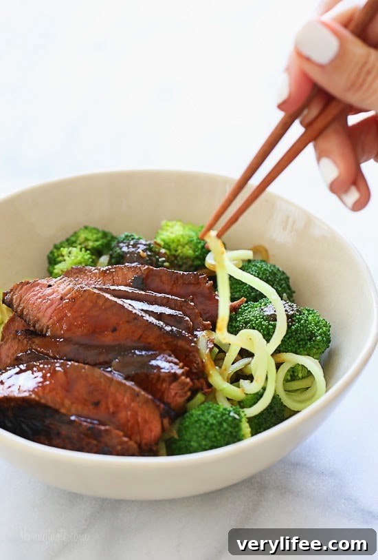 25 Most Popular Skinnytaste Recipes of 2015 18 Spiralized Shanghai Beef and Broccoli