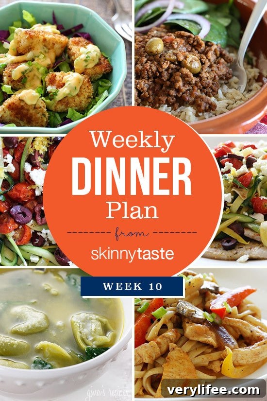 Skinnytaste Dinner Plan (Week 10) Skinnytaste Dinner Plan (Week 10)