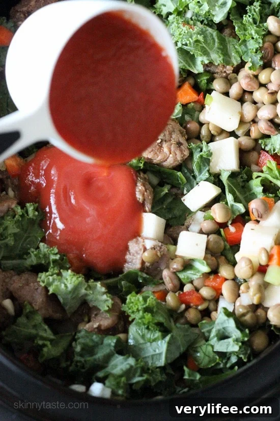Slow Cooker Pork and Gandules (Pigeon Peas) Stew