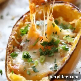 This insanely good Spaghetti Squash Enchilada Bowls are my favorite way to eat spaghetti squash. So easy to make, with just 5 ingredients!