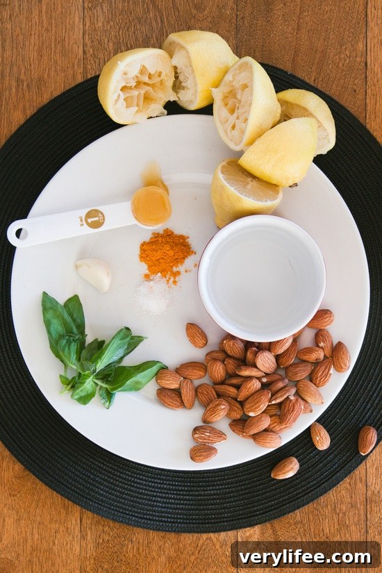 almonds and lemon almonds and lemon on a plate