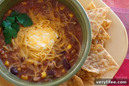 Low Fat Turkey Chili Soup
