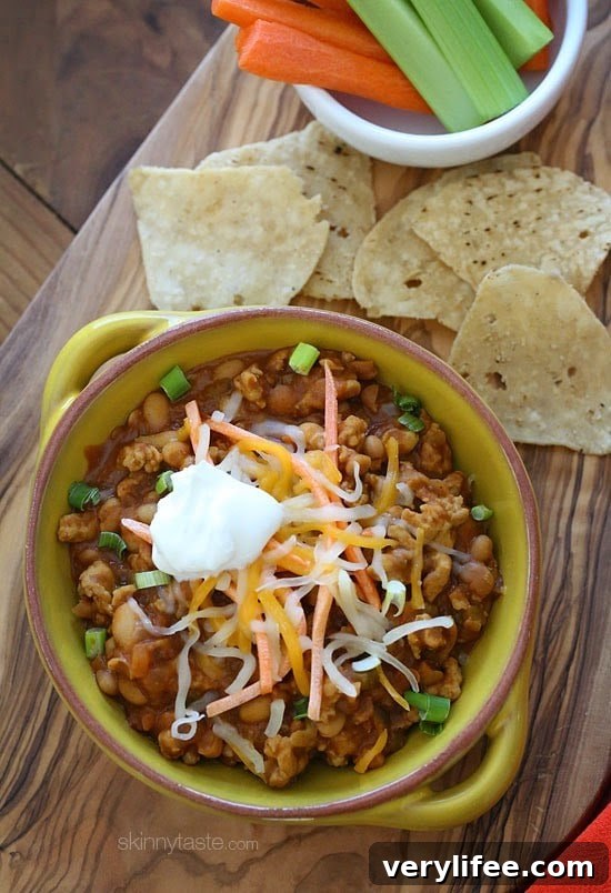 Buffalo Chicken White Bean Chili