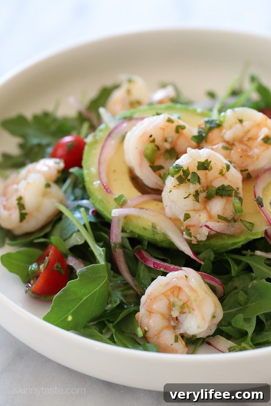Shrimp Ceviche and Avocado Salad – an easy, delicious, low-carb dish.