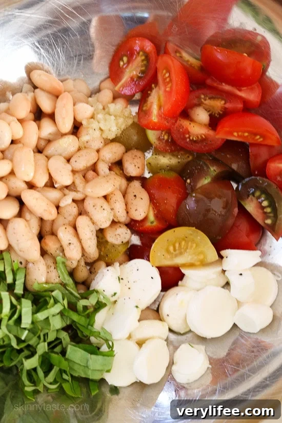 White Bean Caprese Salad image 3