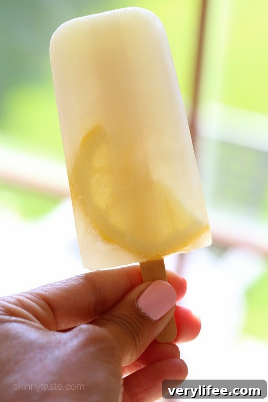 Lemon and Ginger Ice Pops – keep cool this summer with these mouth-puckering pops!