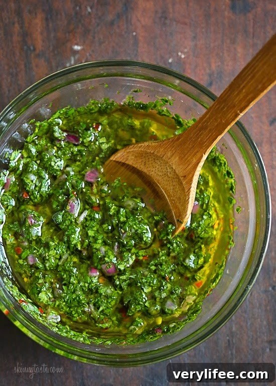 Grilled Flank Steak with Chimichurri 5 Chimichurri Sauce
