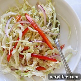 15-Minute Tangy Cabbage Slaw Recipe 5 simple cabbage slaw