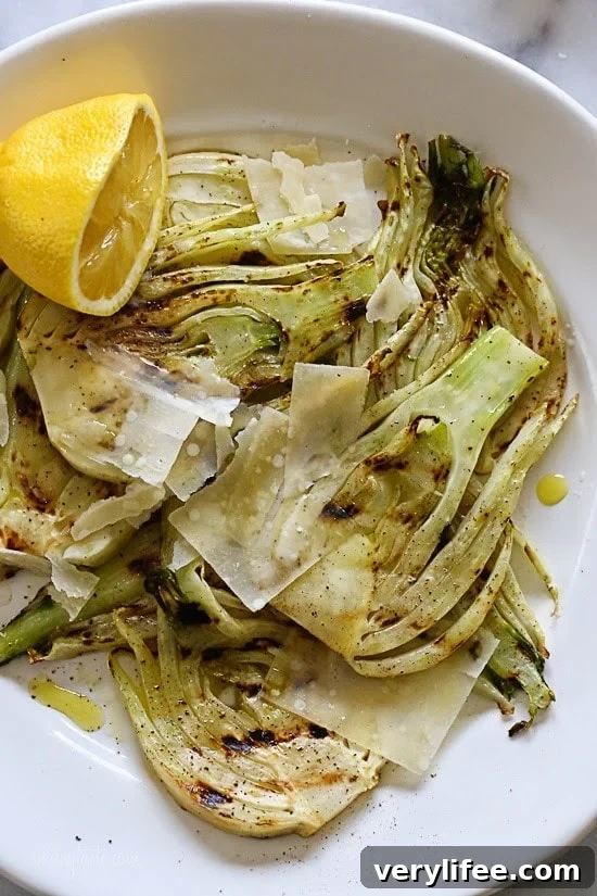 Grilled Fennel with Parmesan and Lemon Grilled fennel with lemon, olive oil and shaved parmesan is my FAVORITE way to eat fennel. If you think you're not a fennel fan, this is the recipe that may change your mind!