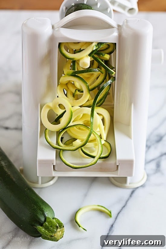 Spiralized Zucchini