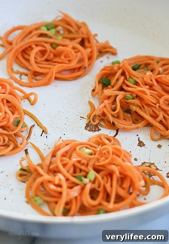 Crispy Spiralized Sweet Potato Latkes 6 img 21395 7
