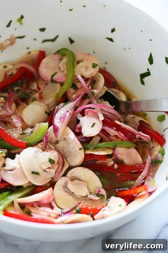 Mushroom ceviche marinated overnight with lemon juice, cilantro, red onion and bell pepper. All the flavors of ceviche without the seafood! 100% Vegetarian!