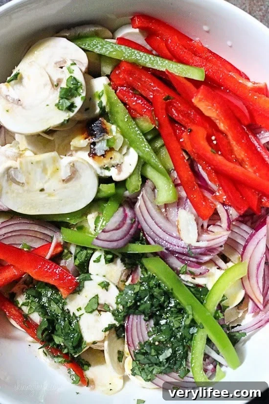Mushroom ceviche marinated overnight with lemon juice, cilantro, red onion and bell pepper. All the flavors of ceviche without the seafood! 100% Vegetarian!
