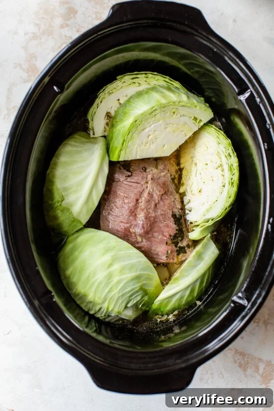 Crock Pot Corned Beef and Cabbage