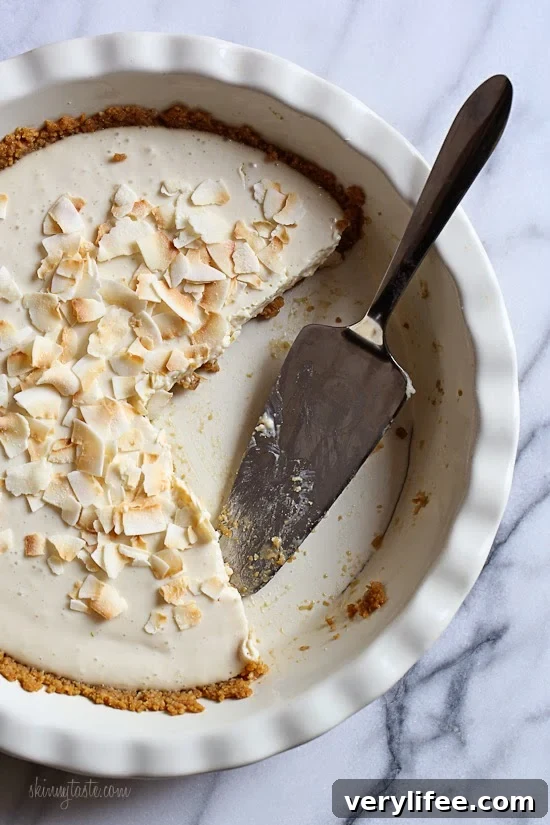 Coconut Cream Pie with Silken Tofu Filling 2 Coconut Silken Tofu Pie