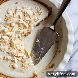 Coconut Silken Tofu Pie