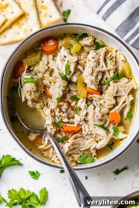 Classic Chicken and Barley Soup Recipe 2 Chicken Barley Soup