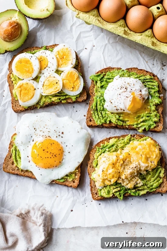 4 Ways to Make Avocado Toast with Egg 11 Avocado Toast with Egg 4 Ways