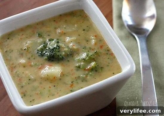 50 Low-Calorie Soup Recipes for Any Season 32 Broccoli Potato and Cheddar Soup